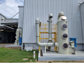 CN XỬ LÝ KHÍ THẢI BẰNG THÁP HẤP THỤ KHÍ